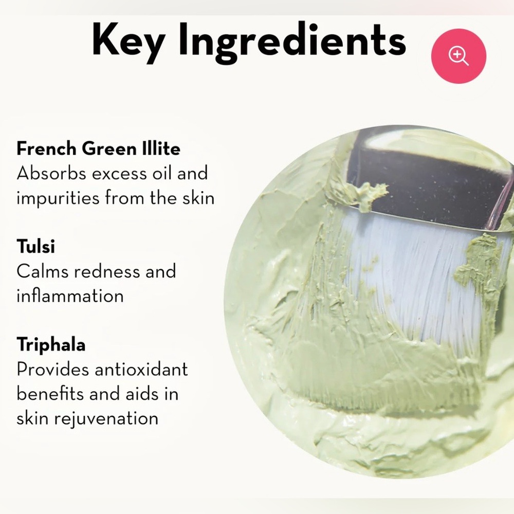 Tulsi Soothing Tri Clay Mask Full Size New In Box Retail $48 NEW - Picture 5 of 9
